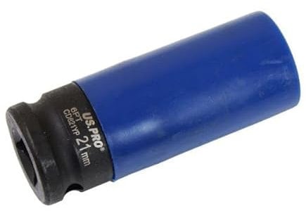 US PRO Tools Single 1/2 DR 21MM Deep Impact Alloy Wheel Socket 3760