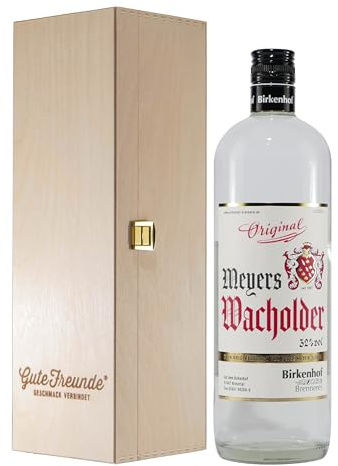 Birkenhof Meyers Wacholder mit Geschenk-Holzkiste