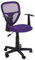 IDIMEX Chaise de Bureau pour Enfant Studio Fauteuil pivotant réglable en Hauteur avec accoudoirs, revêtement Mesh Violet