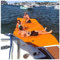 Llchaensc Wasserhängematte, Wasserliege,Schwimmmatte Schwimmfloß, Schwimmender Teppich, Schwimmende Wasser Bett Schwimminsel,Orange,180X80X3.3cm