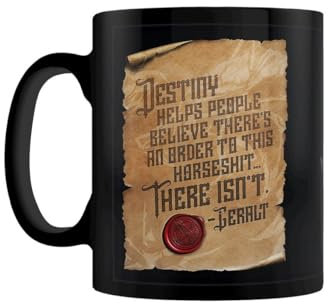 Pyramid International The Witcher Philosophy on Destiny Tasse à café Noir