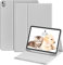 zoyu Hülle mit Tastatur Für iPad 11 Generation (A16) 11 Zoll 2025/10 Generation 10.9 Zoll 2022, Mit Magnetisch Abnehmbarer Tastatur und Flip-Stand-Cover, QWERTZ Layout, Grau