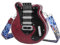 Ymxygz Musiktasche in Gitarrenform, Pu-Leder, Schultertasche, Handtasche, Umhängetasche, Handtasche Für Frauen Und Mädchen, Gitarristen, E-Gitarre-Form
