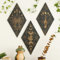 champracer Mondphasen Wanddeko Boho Holz Mandala Wand Deko Wanddekoration Kunstdekoration Wandbehang für Wohnzimmer Schlafzimmer Büro Bauernhaus