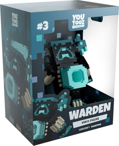 Youtooz Minecraft Warden - Statuetta in vinile da 11,2 cm, da collezione di Minecraft
