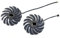 QKFTCSDW Ventilateur de Refroidissement for Carte Graphique RTX 2070 Armor, 95MM, Compatible avec RTX 2070 Armor, RTX 2070 Super Armor OC(1SET)