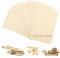 12 Piezas Madera de Balsa Fina, 300x200x2mm Madera Contrachapada, Contrachapado Hojas De Madera De Balsa Madera Contrachapeada Para Pirograbado, Modelado, Manualidades