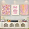 3er Aura Poster Set Rosa, Rosa Deko Aesthetic Aura Poster & Kunstdrucke, Ästhetische Rosa Inspirierende Zitate Premium Bilder Moderne Ohne Rahmen Schlafzimmer Wandbilder Wanddeko Poster (50x70 cm,#01)
