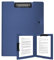 Klemmbrett A4,Klemmmappe A4 mit Deckel, Klemmbrettmappe mit 2 Klemmen,Schreibmappe Klemmbrett mit deckel, Schreibbrett für Büro/Geschäft/Baustelle/Schule Clipboard Folder (Blau, A4)
