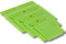 ToolSpace Set di Spatole Giapponesi - 4 pezzi - 45/75/100/125 mm - Spatole in Plastica per Giuntare Lisciare Stendere Composti In Plastica Resistente e Flessibile, Buona Presa