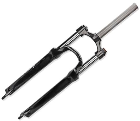 HEMODIAN Fourche VTT Fourche Fourche VTT 26 Pouces 27.5 Pouces 29 Pouces contrôle d'épaule Verrouillage mécanique en Aluminium Fourche à Ressort d'huile 100mm Fourches pour VéLo(XCM-Black 26in)