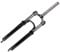 HEMODIAN Mtb Forks Fork Mountain Bike Fork 26 Inch 27.5 Inch 29 Inch Shoulder Control Locking Mechanical Aluminum Oil Spring Fork 100mm Forks(XCM-Black 26in)