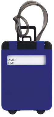 MidOcean Traveller Plastic Luggage Tag (One Size) (Royal Blue)