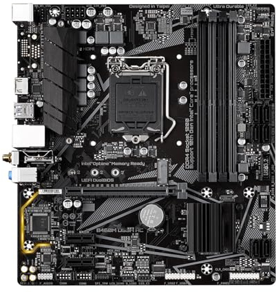Motherboard La scheda madre AC Fit For Gigabyte B460M DS3H supporta CPU LGA 1200 i9-10900K i7-10700K, Intel B460 DDR4 2666 MHz, Micro ATX