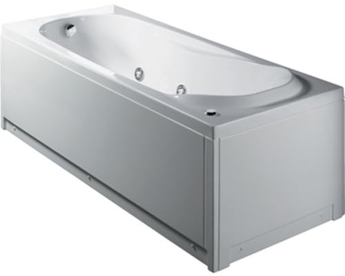 1 PZ VASCA RETTANGOLARE CON IDROMASSAGGIO E PANNELLO MOD. MILO cm. 160 x 70 NextradeItalia Mod.FERX.DIAENE-DAED