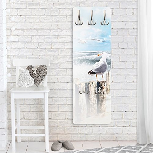 Bilderwelten Garderobe - Top Maritim Garderoben, Größe HxB:105cm x 34cm, Motiv:No.YK3 Absolut Sylt
