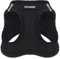 Voyager Step-In Plüsch-Hundegeschirr by Best Pet Supplies - Step-In-Westengeschirr für kleine und mittelgroße Hunde, Weicher Plüsch, Schwarzer Plüsch, size XL - Brust 52-58 cm