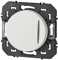 Poussoir simple avec voyant lumineux DOOXIE 6A 250V~ finition blanc