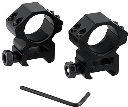 FOCUHUNTER Niedriges Profil Scope Rings - 25.4mm Ringe Montieren Adaptador mit 20mm Weaver/Picatinny Rail
