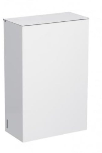 Poubelle murale Blanka avec étrier - 10l - blanc signalisation - RAL 9016