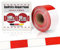 Absperrband 500m x 80 mm Flatterband rot weiß Baustelle Feuerwehr Polizei im Karton extrem reißfest 35 µm Baustellenband Sichern von Gefahrenstellen Absperren rotes Warnband für Kinder