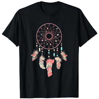 Schlaf Pyjama Schlafanzug Nachthemd Dreamcatcher Traumfänger T-Shirt