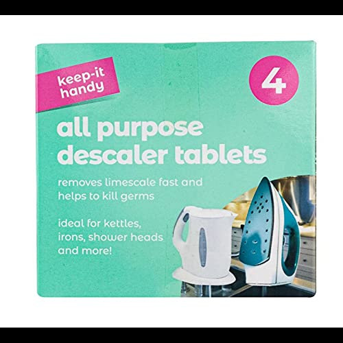 Red Rainbow New 4 Pack LIMESCALE DESCALER TABLETS Cleaning Coffee Machine Kettle Iron UK