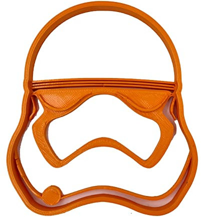 Tagliabiscotti a forma di casco di Storm Strooper (compatibile Guerre Stellari)