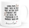 Moonworks® Kaffee-Tasse Geschenk für Papa Tochter Sohn personalisiert Namen Danke dass du mich nichtt verkauft hast Uni-Weiß Keramik-Tasse
