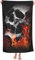 AdirHome Totenkopf Strandtuch, 100% Mikrofaser, Totenköpfe Verziert Mit Großem Badetuch, Leicht für Reisen (A6, 90x70cm)