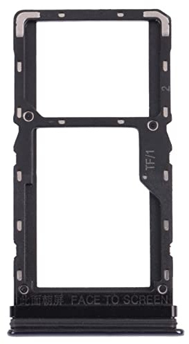 HDZ ATYJJ SIM Card Tray + Micro SD Card Tray for Xiaomi Poco X3 Pro M2102J20SG M2102J20SI (Color : Black)