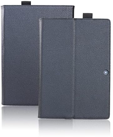 Hülle Kompatibel mit Lenovo Yoga Duet 7 13IML05 13 Zoll PU Leder Folio Stand Case 2-in-1 für Lenovo Yoga Duet IML 13'' (Color : Black, Size : Yoga Duet IML 13'')