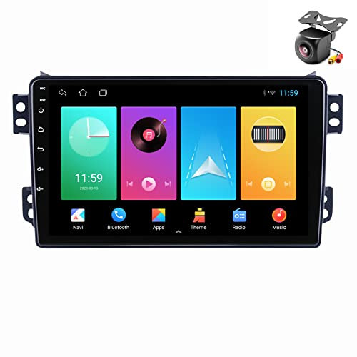 Android 12 Autoradio per Opel Agila per Suzuki Splash Ritz 2008-2014 2 DIN Stereo Car Tablet Pollici Schermo MP5 Lettore Multimediale Receiver GPS Radio con 4G WIFI SWC Car-play (M100S 4core 1+16G)