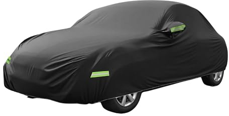 X AUTOHAUX Autoabdeckung für Volkswagen New Beetle (1998-2019) - Wasserdicht, UV-beständig und Allwetterschutz mit Reißverschluss