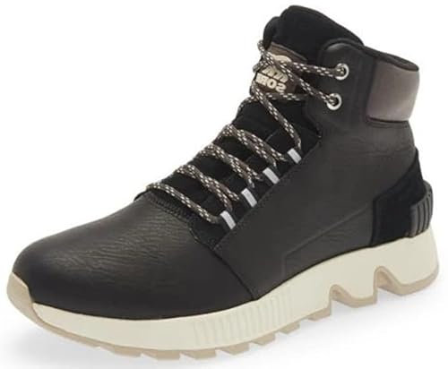 Sorel Herren Mac Hill Mid LTR Wasserdichter Schuh, Schwarz, Antikes Fossil, 42.5 EU