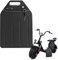 60V 20Ah Batteries pour Citycoco Gros Pneu Scooter électrique Batterie Lithium-ION li ION Deux Roues Scooter électrique vélo avec BMS et Chargeur pour Moteur 1500W 1000W (60V 20Ah)