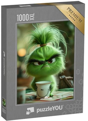 Puzzle 1000 Teile XXL „LITTLEMONSTERTIME: Grumpkin“ – aus der Puzzle-Kollektion Illustrationen, Kunst & Fantasy