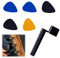 Guitar String Winder, Premium 3-in-1 String Spindle Tool for Faster String Changing, Guitar Crank with 5 Assorted Picks, Black