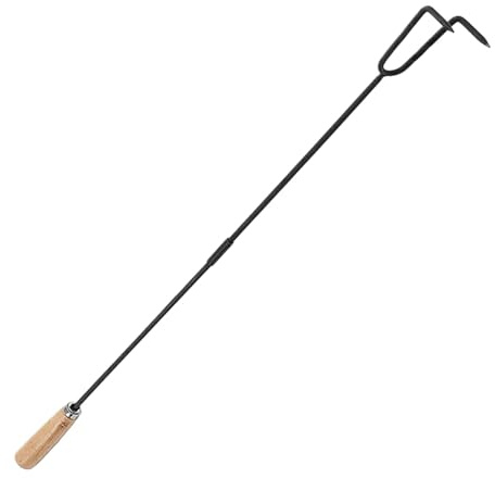 Feuerstelle für Feuerlöcher, robust, 83 cm lang, mit Holzgriff für Camping, lange , Werkzeuge für Feuerlöcher