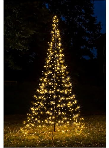 Galaxy LED Tannenbaum 300cm mit 384 warmweißen und 96 blinkenden LED mit Timer
