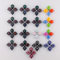 ABXY Boutons de rechange pour manette PS2 PS3 PS4 Couleur 14