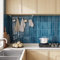 Yoillione Piastrelle Adesive Cucina Paraschizzi: Spesso Pannello Adesivo per Muro - Mattonelle del Bagno in Vinile 3D
