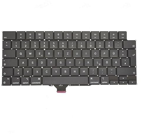 Bucom Teclado para MacBook Pro 14 16 M3 2023 A2918 A2992 A2991 alemán