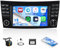 2GB+64GB CAMECHO Android 13 Autoradio mit Navi für Mercedes Benz E-Klasse W211 CLS Klasse W219,Doppel Din Radio mit 7 Zoll Touchscreen Mirror Link RDS/FM Bluetooth+AHD Rückfahrkamera