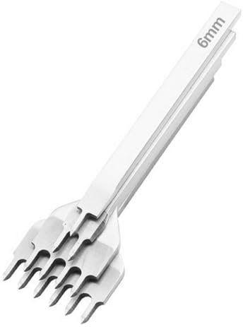 Lederlochzange Für Lederstiche & Näharbeiten - 4X Lochstanzen Set Zum Nähen Und Basteln | Stanzwerkzeug Aus Stahl Für Heimwerkstatt Unterwegs & Studio