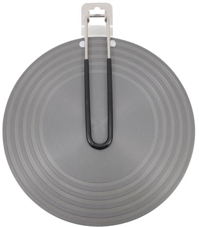 PartyKindom 1Pc Nonslip Heat Conduction Plate with Detachable Handle Cooker Defrosting Tray for Gas and Induction Stoves for Thawing Meat and Convenient Cooking