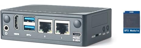 FriendlyElec NanoPi M5 Single Board Computer – Rockchip RK3576 SBC con HDMI, Dual GbE, M.2 NVMe y SDIO WiFi, soporte de memoria UFS 2.0 (8 GB de RAM, con flash UFS 2.0)