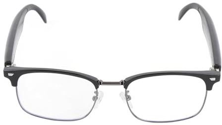 Tosuny AI Übersetzungsbrille, 5.3 Smart Brille mit Echtzeit Sprachübersetzung, App, Zweisprachiger Display, Musik und Anruf, für Geschäft, Reisen, Fahren, Radfahren (Gray)
