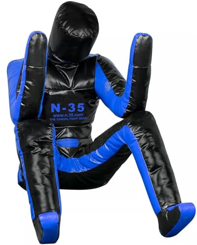 Self-Defense Training Alien Vinyl Dummy 180cm Blue MMA BJJ Wrestling Grappling ungefüllt