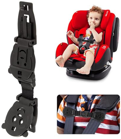 EAVUYIS Fibbia di Sicurezza Bambino Seggiolino, 1 Pezzi Clip Bambino Cintura di Sicurezza Auto per Seggiolino Bambini Passeggini, Universale